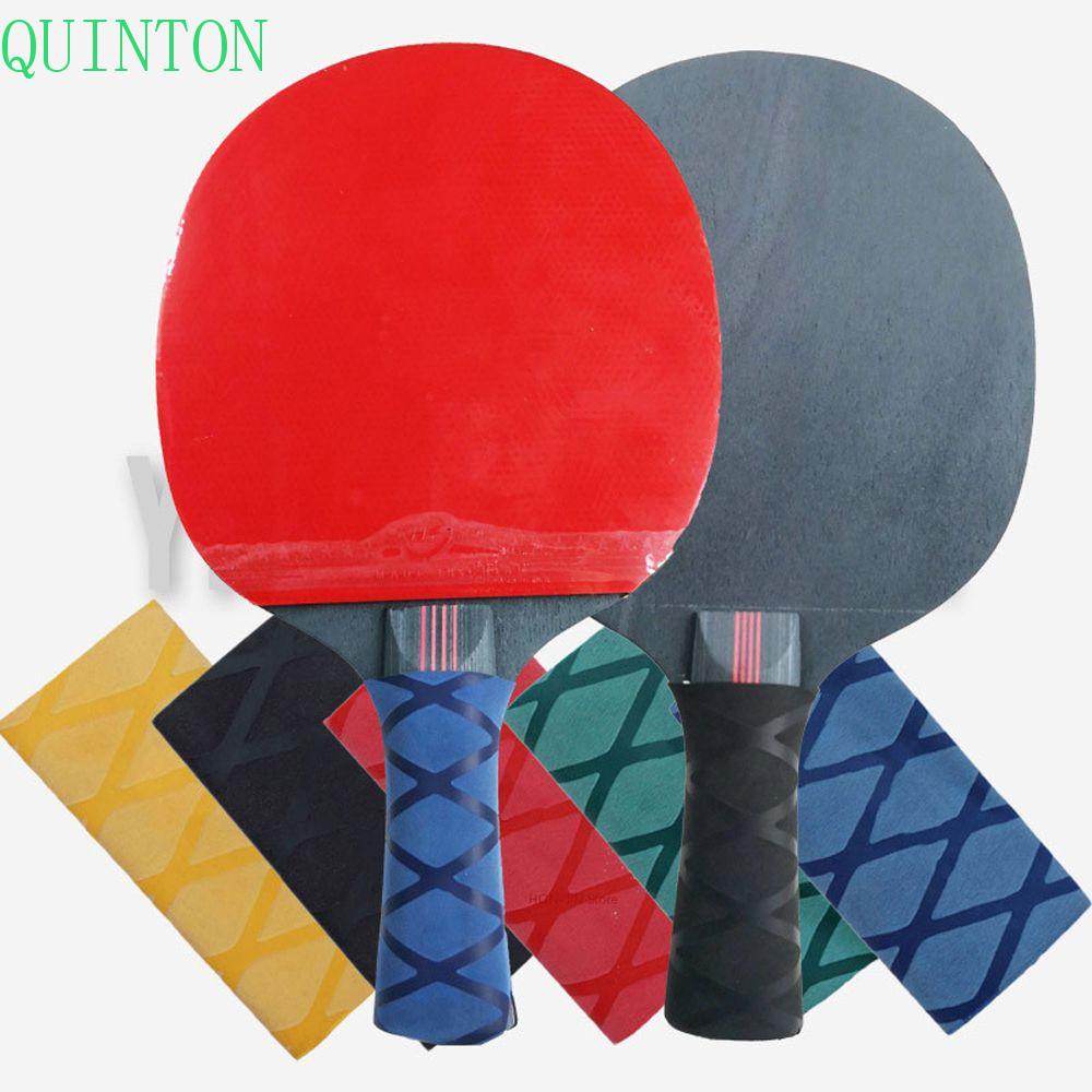 Quinton Tape Karet Pembungkus Gagang Raket Tenis Meja / Ping Pong Anti Slip Mudah Dipasang