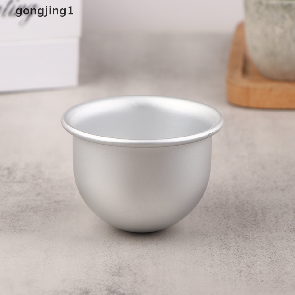 Ggg 1Pc Cetakan Kue Setengah Lingkaran Dalam Paduan Aluminium Pan Boneka Gaun Dekorasi Kue ID