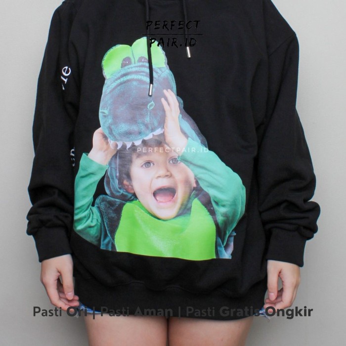 ADLV Acme De La Vie Dinosaur Black Hoodie