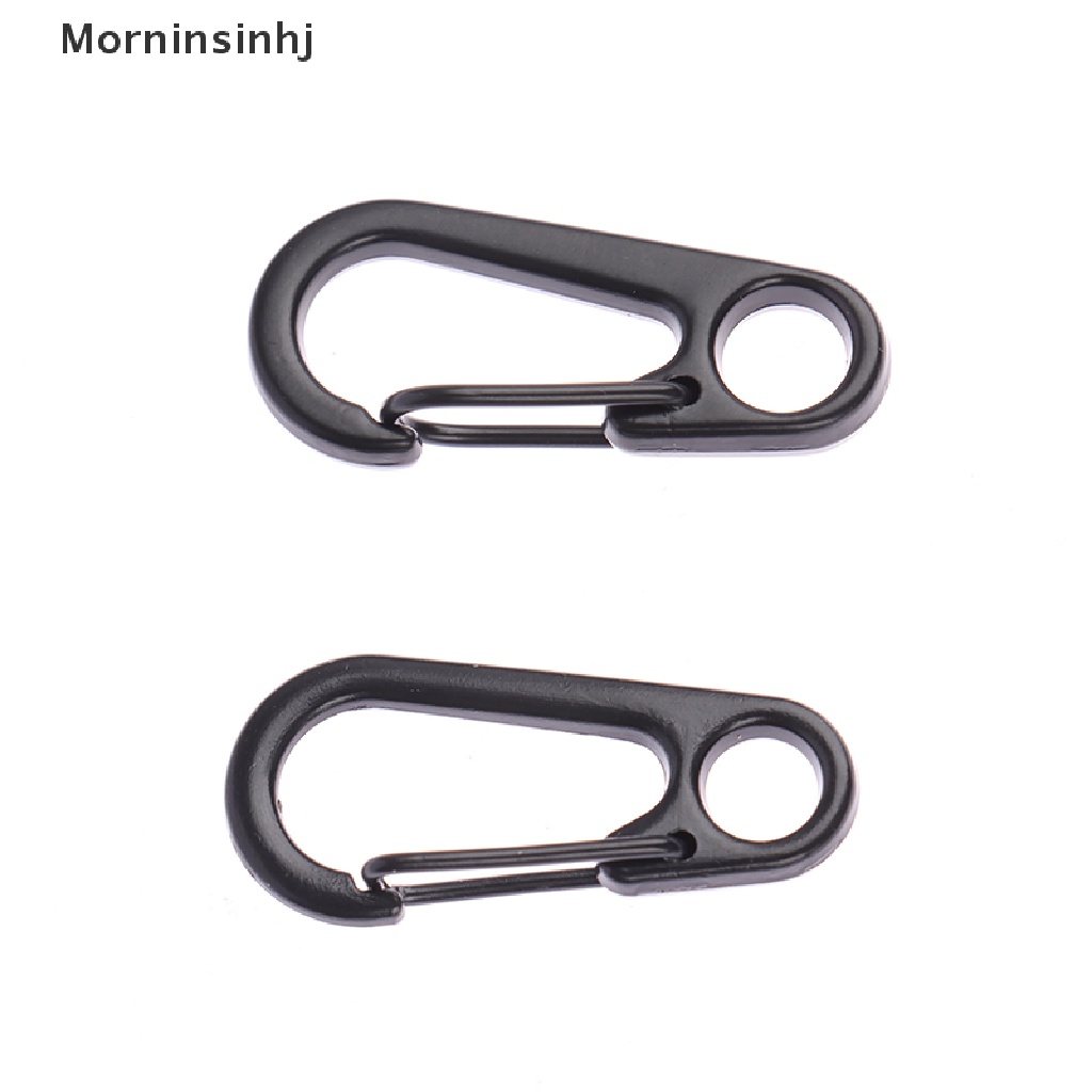 Mornin 5pcs Lobster Clasp Buckle Keychian Mini Carabiner Outdoor Camping Hiking Gesper Alloy Spring Snap Hooks Gantungan Kunci Alat Klip id