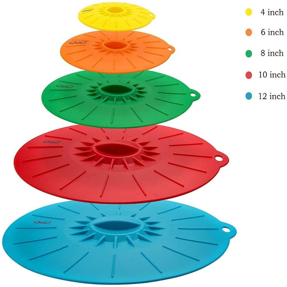 R-FLOWER Stopper Penutup Mangkok Microwave Bungkus Makanan Bowl Silicone Bowl Covers