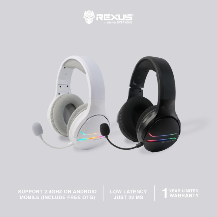 Rexus Saturn ST1 Wireless Bluetooth Headset Gaming ST-1