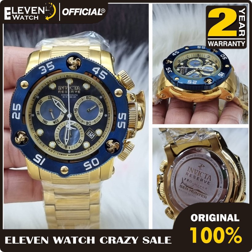 [Promo] Jam Tangan Pria Invicta Sea Hunter 28552 28553 28550 Original BM Garansi 2 Tahun [✔COD][100%