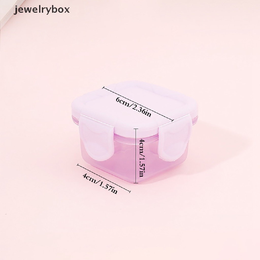 [jewelrybox] 1pc Kotak Penyimpanan Mini Lunch Box Fresh Box Portable Kemasan Makanan Anti Bau Box Dapat Didinginkan Heag Sealed Box Butik