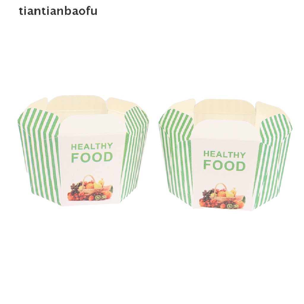 [tiantianbaofu] 100 Pcs Hari Anak Hexagon Cupcake Paper Cups Muffin Liners Baking Cups Butik