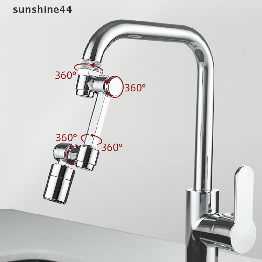 Sunshine Alloy Rotasi Universal Keran Aerator Retracta Lengan Robot Putar Faucet Extension Aksesori Dapur Faucet Extender ID