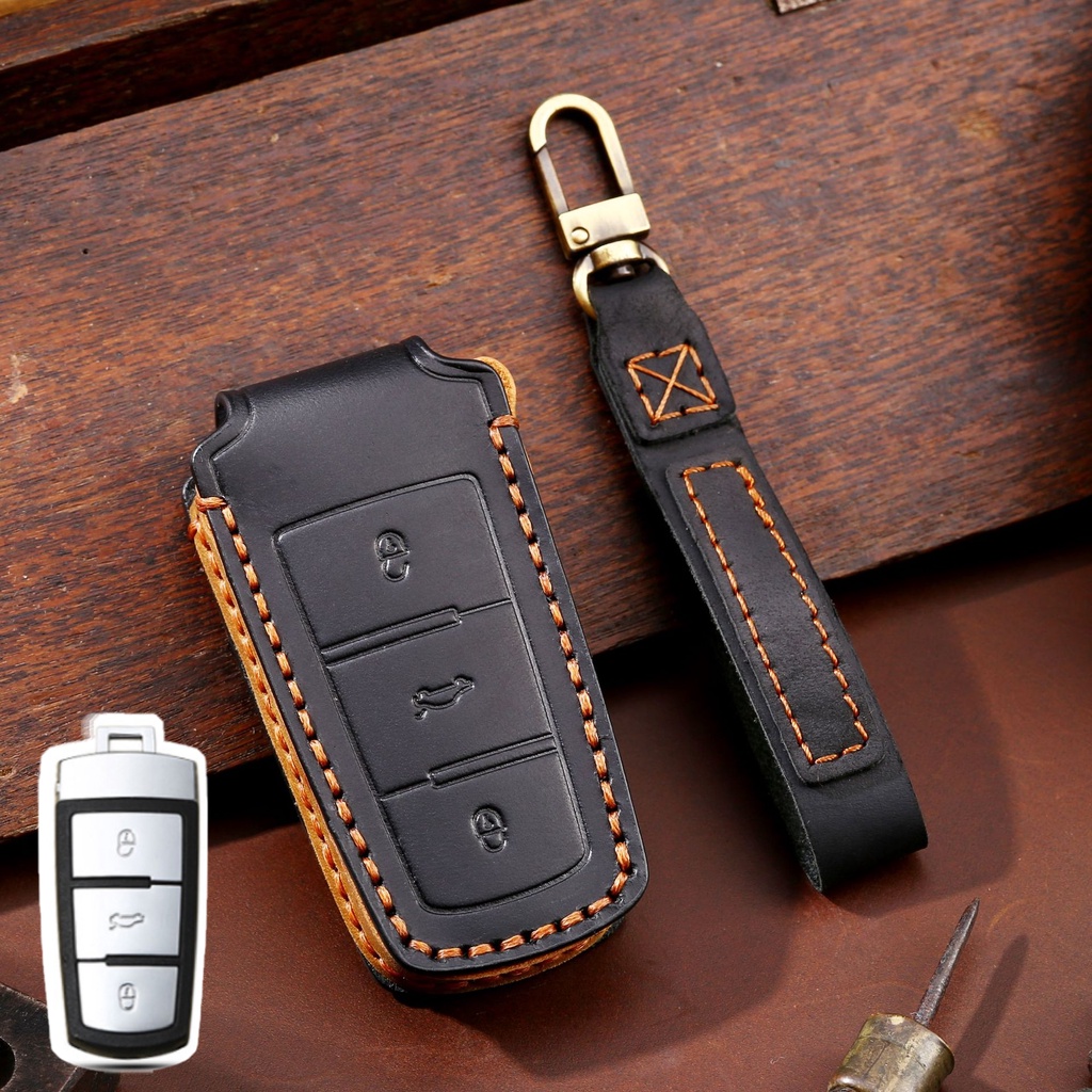 Mobil Smart Key Case Key Fob Cover Keychain Untuk Volkswagen VW Passat CC B6 B7 B7L CC R36 Maogotan B5 Passat 3C Aksesoris