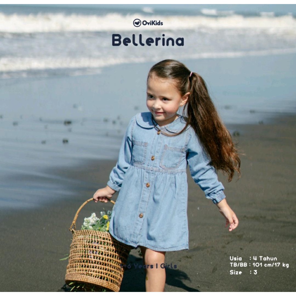 OVIKIDS BELLERINA / DRESS JEANS ANAK PEREMPUAN