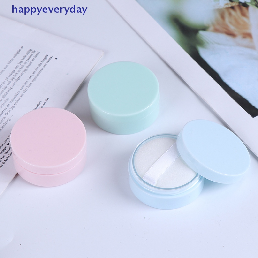 [happy] 50g Pot Kosong Longgar Dengan Saringan Kosmetik Makeup Jar Wadah Travel [ID]