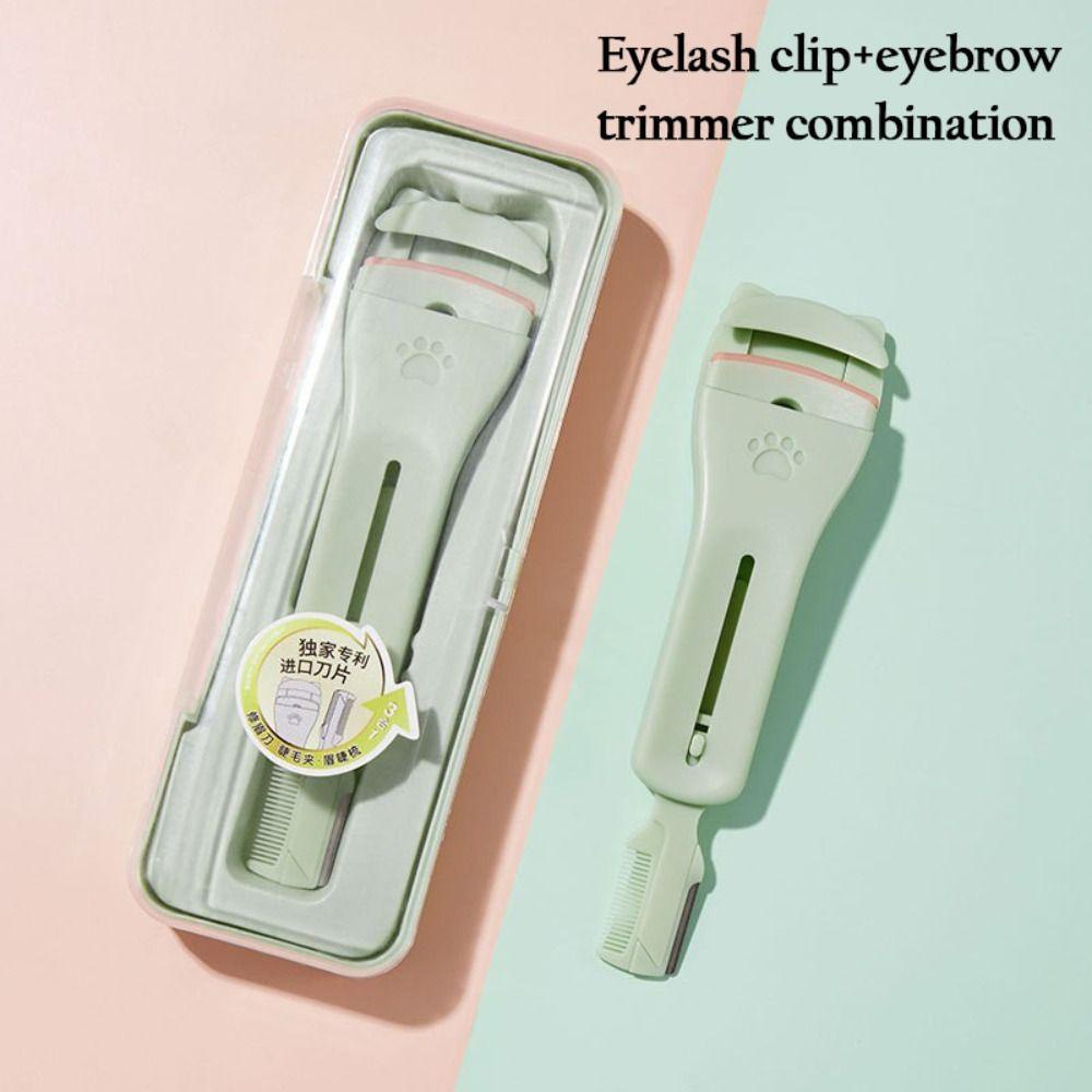 Needway  Penjepit Bulu Mata Set Lucu 2Pcs/Set Tidak Menarik Kosmetik Lash Curling Aplikator Alat Bantu Penjepit Bulu Mata Parsial Curl Eye Lash Makeup Alat Klip Pengeriting Bulu Mata