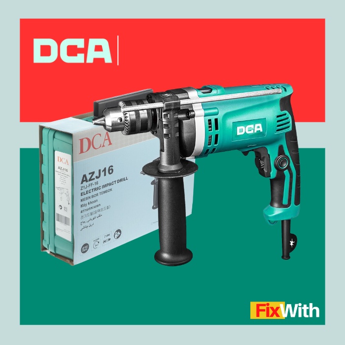 Mesin Bor Tangan 13mm DCA AZJ 16 Drill Driver DCA AZJ16