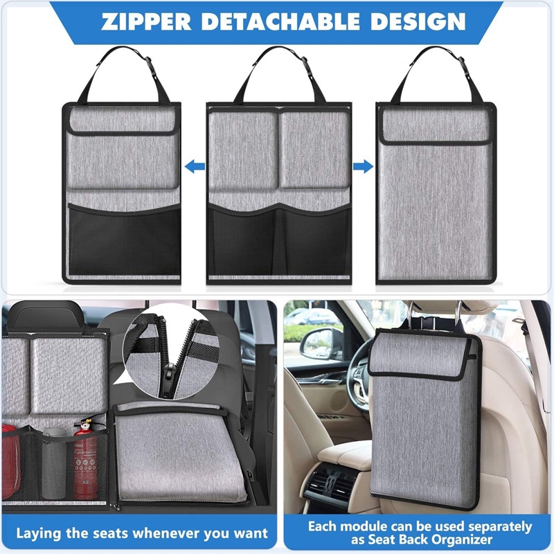 [AYBX] Car Storage Organizer Tas Bagasi Mobil Universal Kapasitas Besar Tas Penyimpanan Kursi Belakang Cargo Holder Pocket Organizers Universal