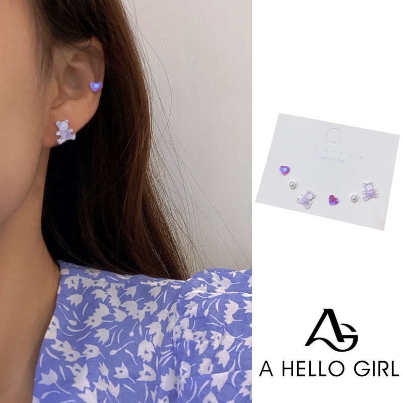 Anting S925 Sterling Silver Bentuk Hati Aksen Mutiara Untuk Wanita