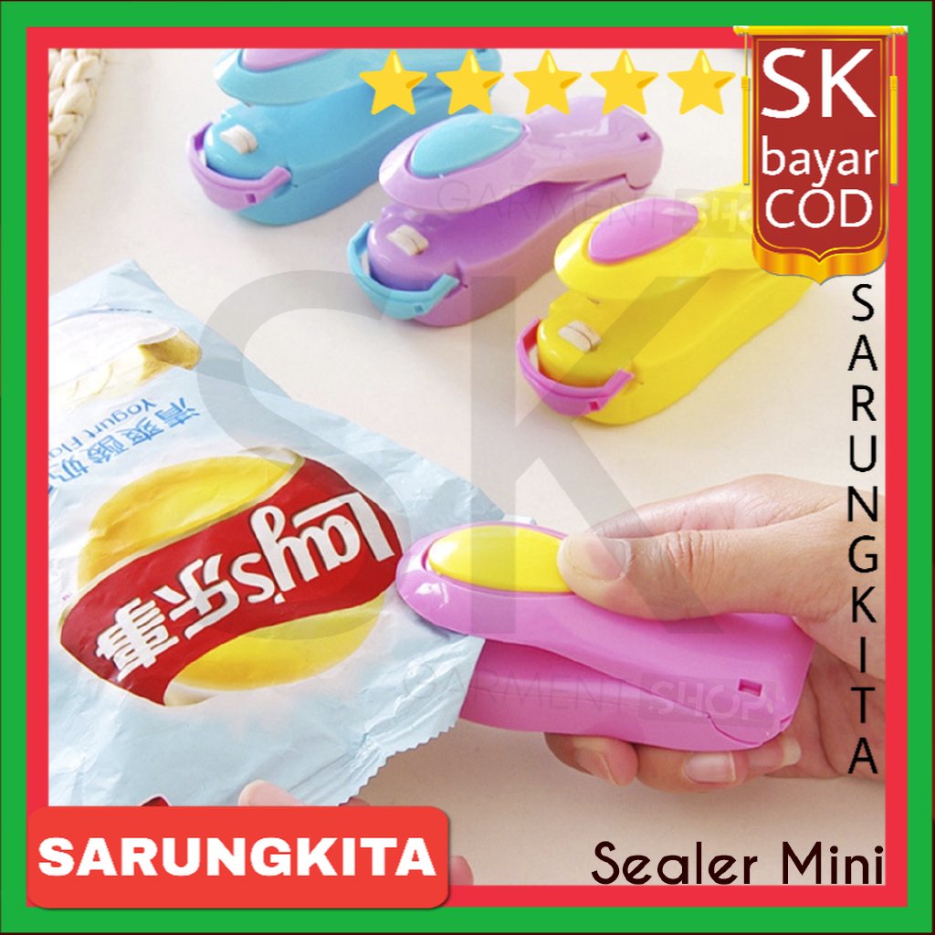 Hand Sealer Mini Plastik Snack Makanan Mesin Las Tangan Kecil