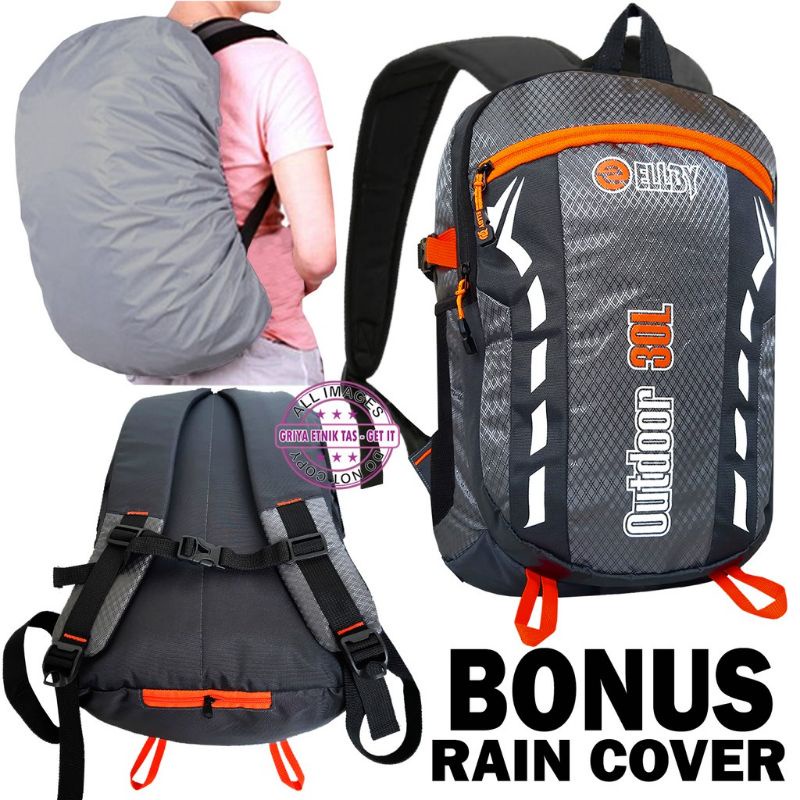 Tas Ransel Pria Outdoor Traveling Hiking Adventure Gunung Elby Backpack Tas Ransel Traveling Gunung Pria Wanita Tas Ransel Semi Carier Sedang