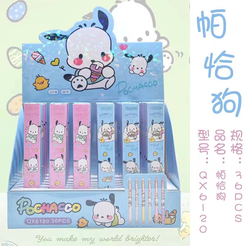 PULPEN SANRIO 0.5MM BALLPOINT PENCINNAMOROLL KUROMI MELODY POM PURIN/PULPEN TEKAN KAWAII LUCU