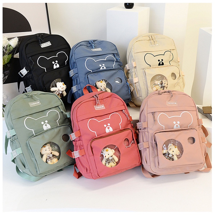 T93013 Tas ransel wanita teddy import harga grosir bisa bayar di tempat