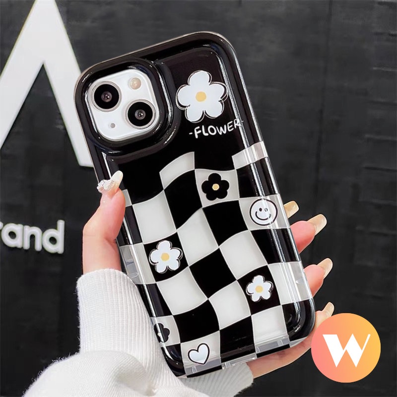 Smile Lucky Casing Soft Tpu Case Redmi Note 11s 11 10s 9 10 Note10s Note10 Note11 Note9 Redmi 10 9A 10A 9T 9C NFC A1 Fresh Flowers Daisy Love Heart Cover