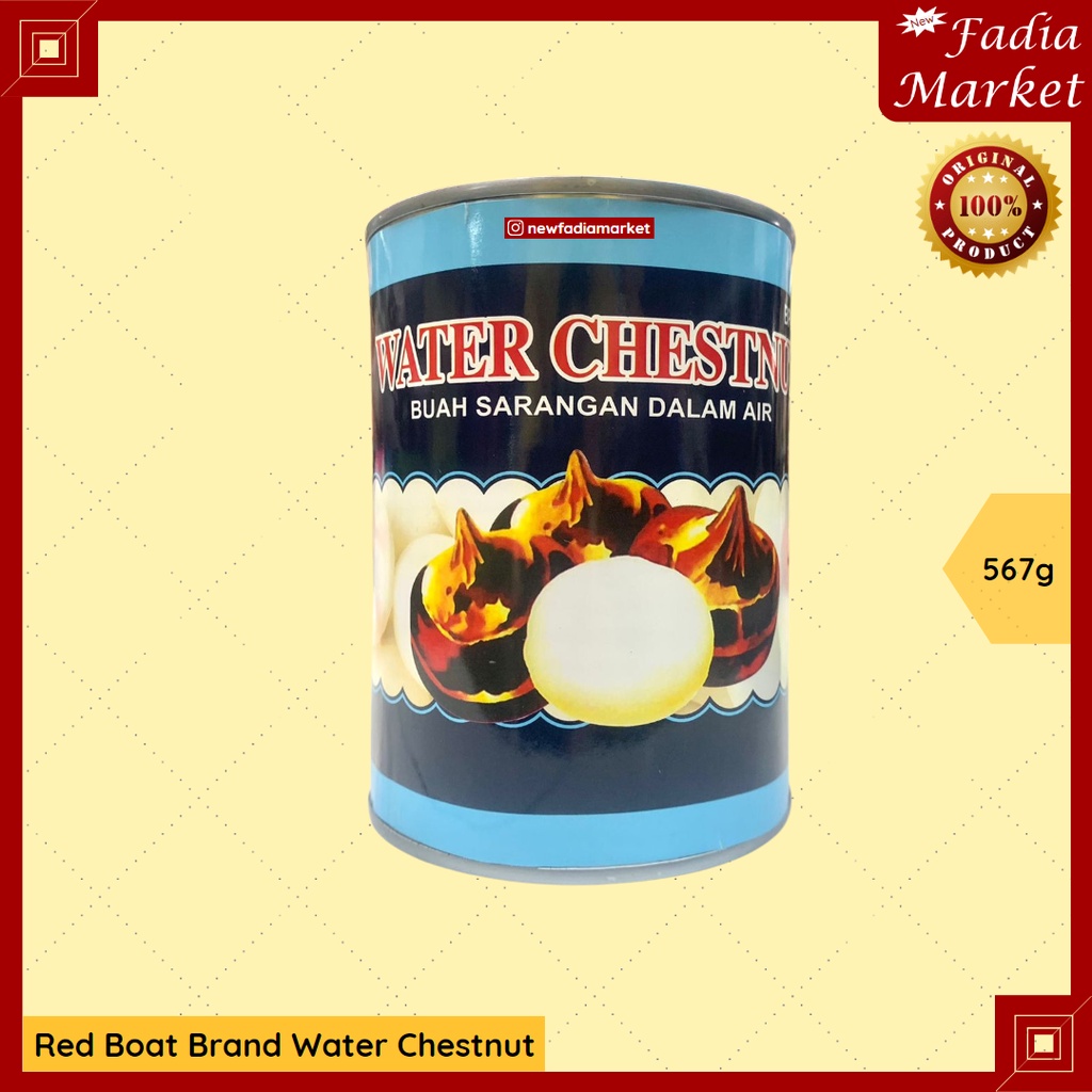 

Red Boat Brand Water Chestnuts Buah Sarangan Bengkoang 567g