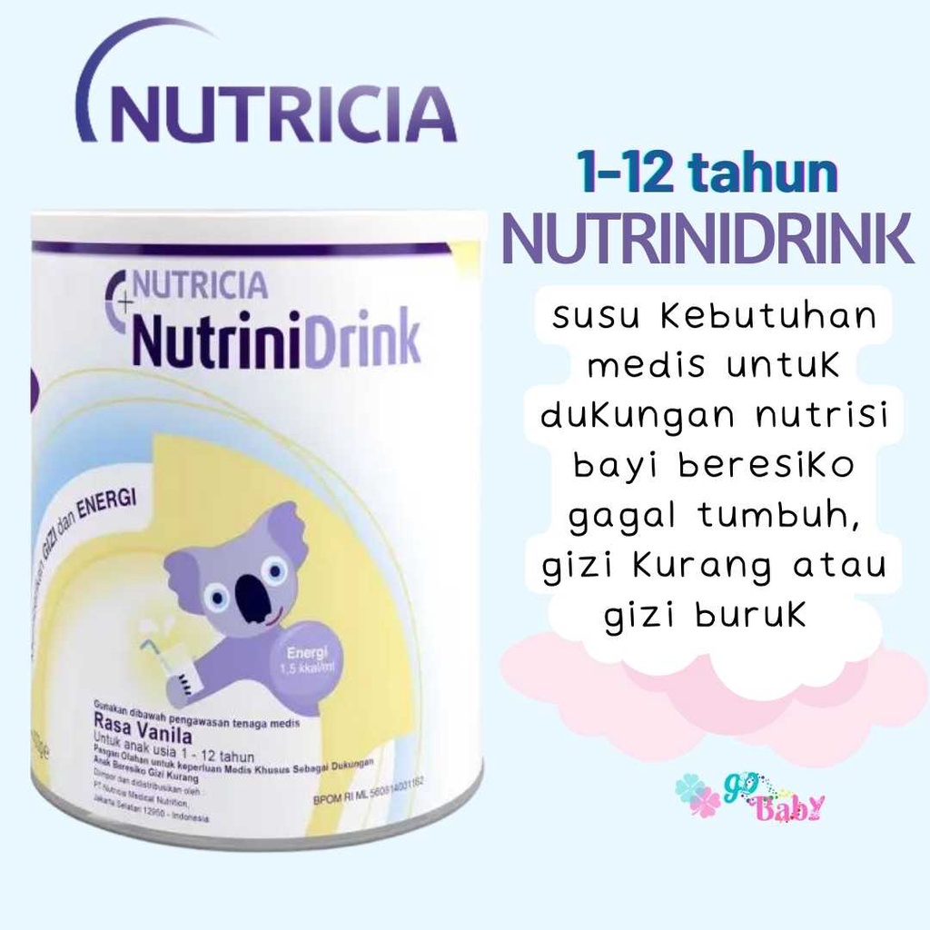 Nutrinidrink powder kaleng 400 gr