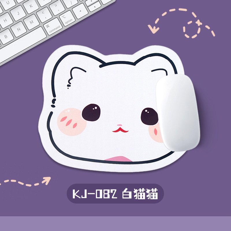 Kartun Hewan Kucing Lucu Beruang Non-Slip Tablet Lucu Mouse Pad Keyboard Pad PC Tahan Air Alas Meja