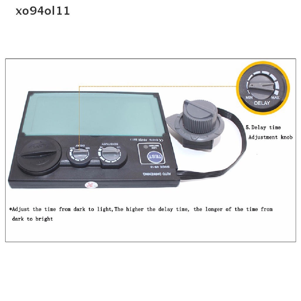 Xo Auto Solar Darkening TIG Welding Helmet Masker Lensa Kacamata Otomatisasi Filter  Ol