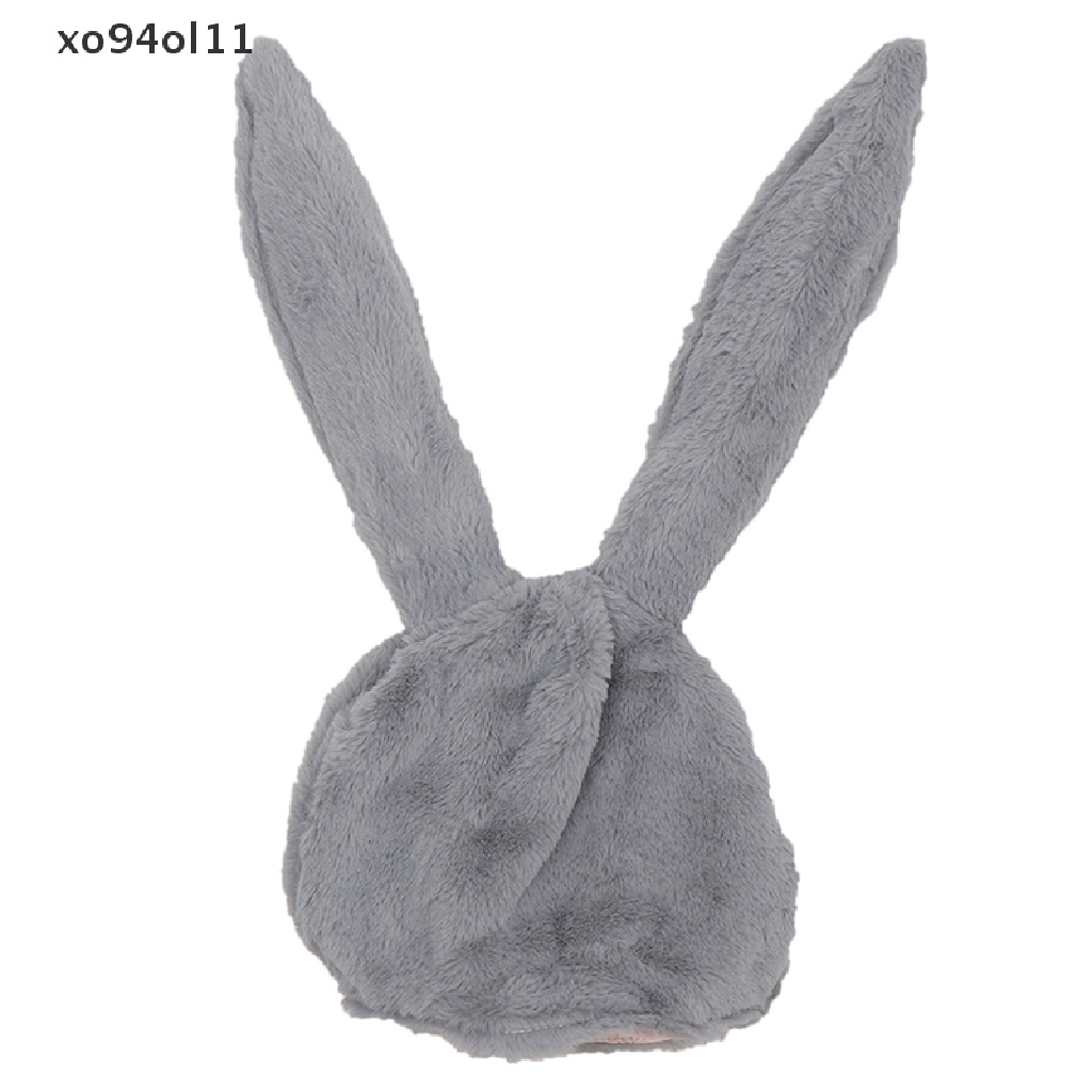 Xo Topi Gadis Lucu Plush Rabbit Bunny Ears Hat Earflap Cap Penghangat Kepala Perlengkapan Foto OL