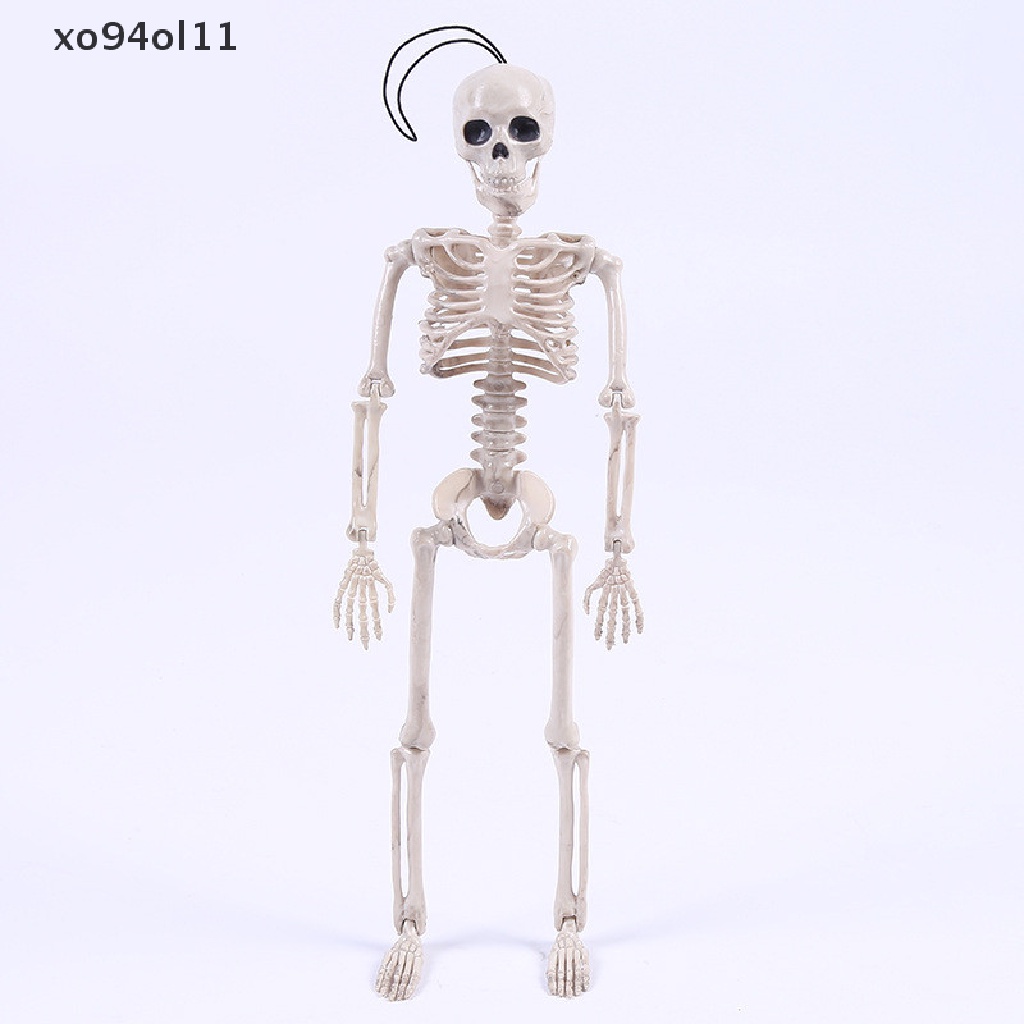 Xo Posable Skeleton Halloween Decor Mengerikan Tulang Pria Merayap Dekorasi Pesta OL