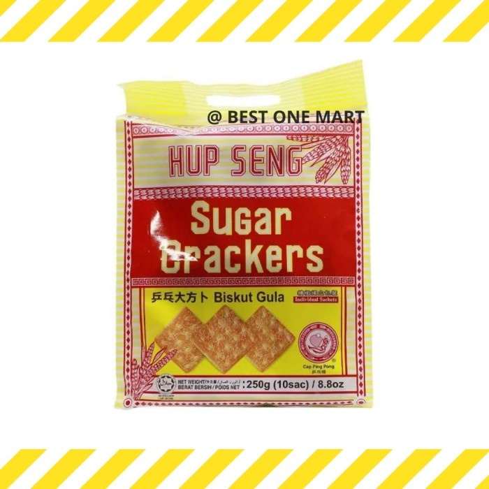 

Hup Seng Sugar Sachet Crackers / Hupseng Biskuit Gula Cap Ping Pong