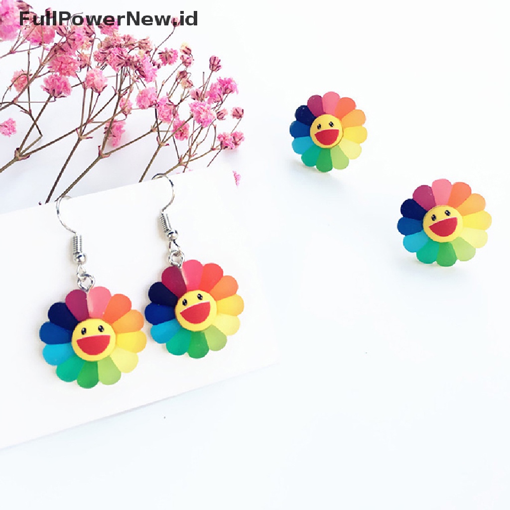 Power Acrylic Sun Flower Dekorasi DIY Kerajinan Anak Jepit Rambut Aksesoris ID
