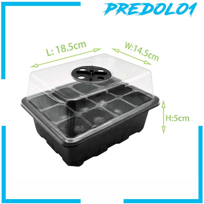 [Predolo1] Tray Starter Benih Indoor Greenhouse Propagator Station Untuk Rumah Kaca Indoor