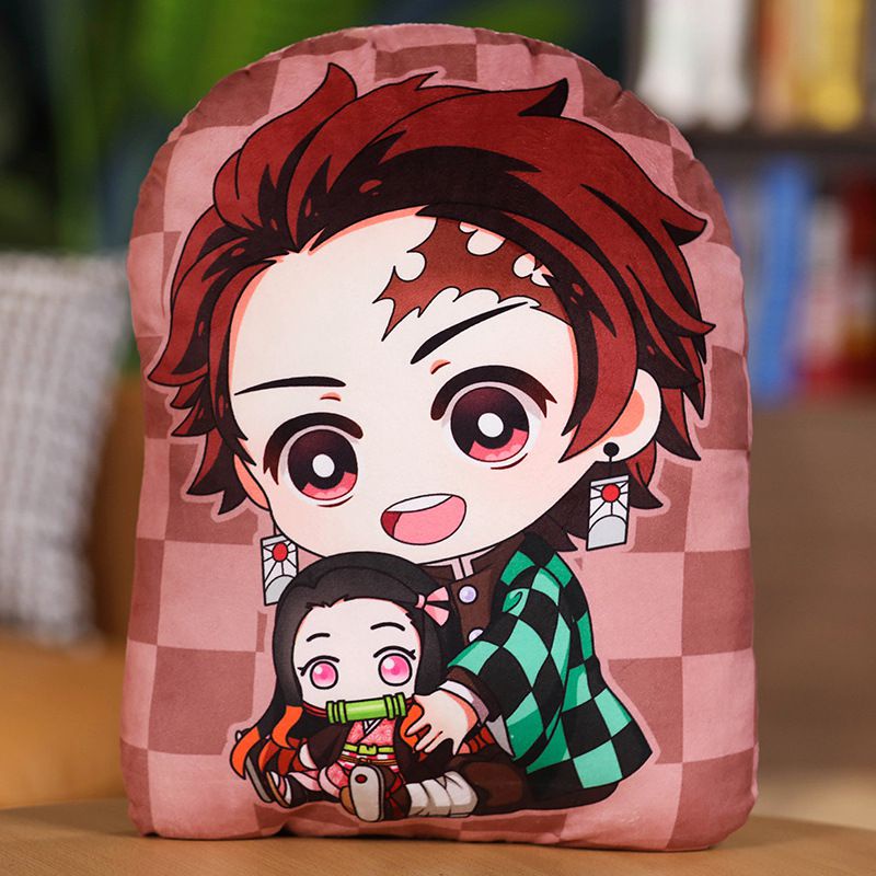 20cm/35cm Anime Demon Slayer Kimetsu No Yaiba Plush Bantal Liontin Boneka Mainan Anak Hadiah