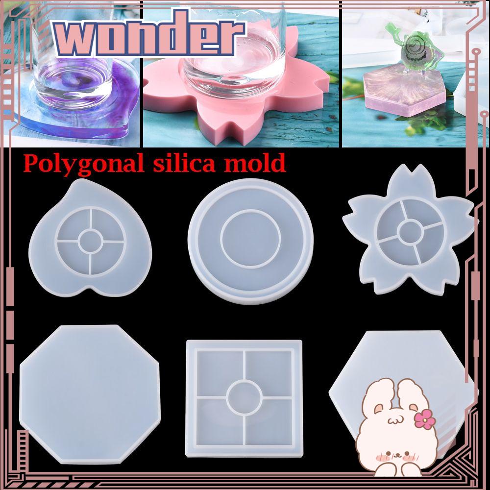 Wonder Cetakan Silikon Bahan Dasar Craft DIY Epoxy Coaster