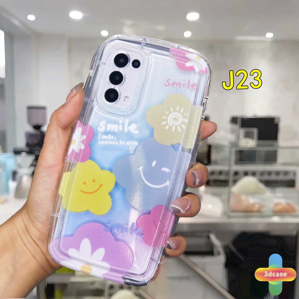 Soft Case Realme C35 C33 C30 C30S C11 2021 C21Y C31 C15 C21 C25 C20 C3 C12 C2 C25S 10 5S 5 5i 9i C17 7i C1 C25Y C2 C3i 6i C20A  Narzo 20 10 10A 20A 30A 50i 50A Prime A7 A5S A15 A16 A17 A53 A53S A57 Cute Smile Flower Camera Lens Protection Soap Case