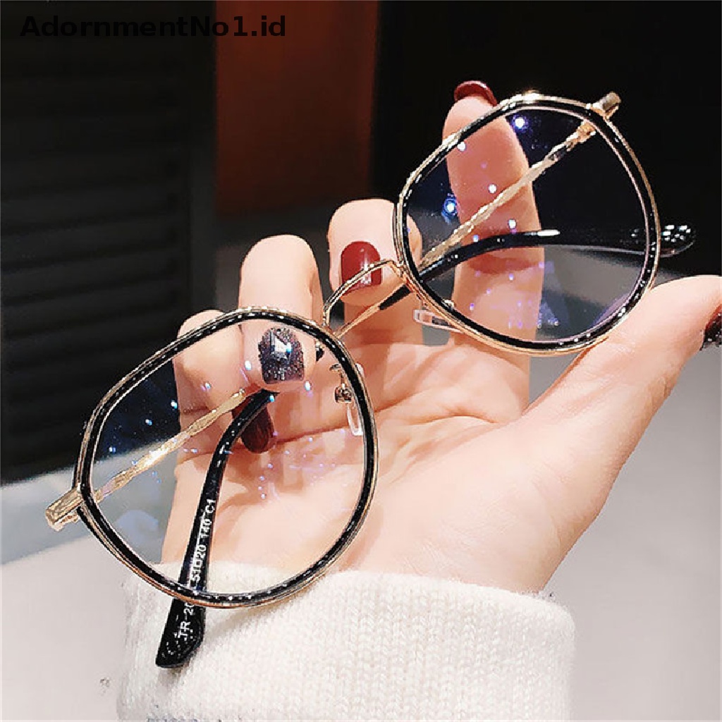 [AdornmentNo1] Kacamata Hitam ANTI BLUE LIGHT CLEAR Komputer FASHION RETRO FASHION [ID]