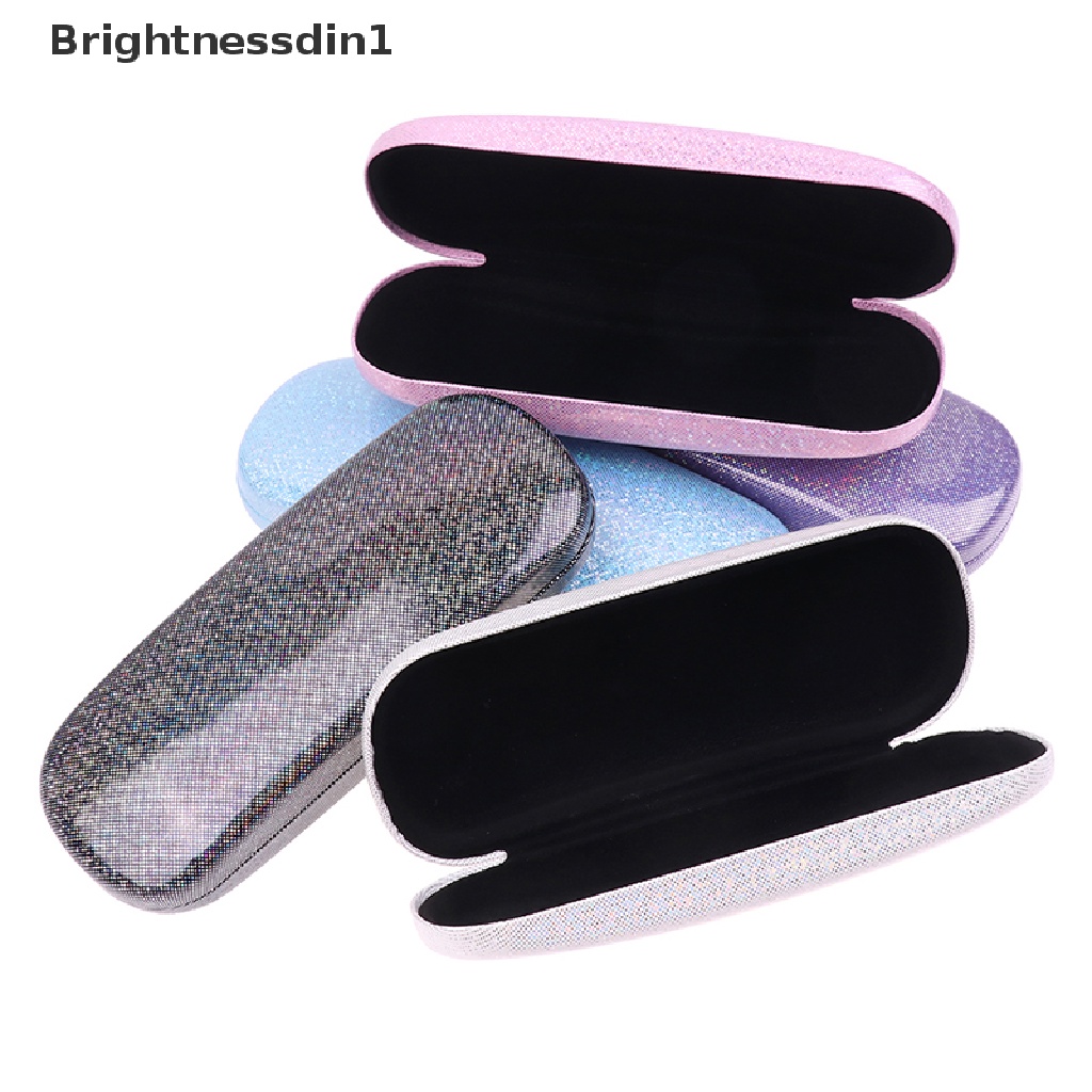 [Brightnessdin1] 1pc Compression PU Leather Myopia Glasses Case Peluru Gesper Kotak Kotak Penyimpanan Butik