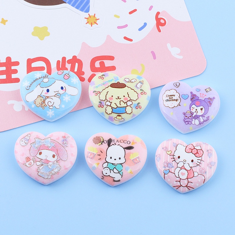 Broosanrio Aksesori Diy Resin Lem Krim Casing Ponsel Bahan Tas Jepit Rambut Bros Internet Perayaan Resin Perhiasan Bahan Dekorasi untuk Hadiah