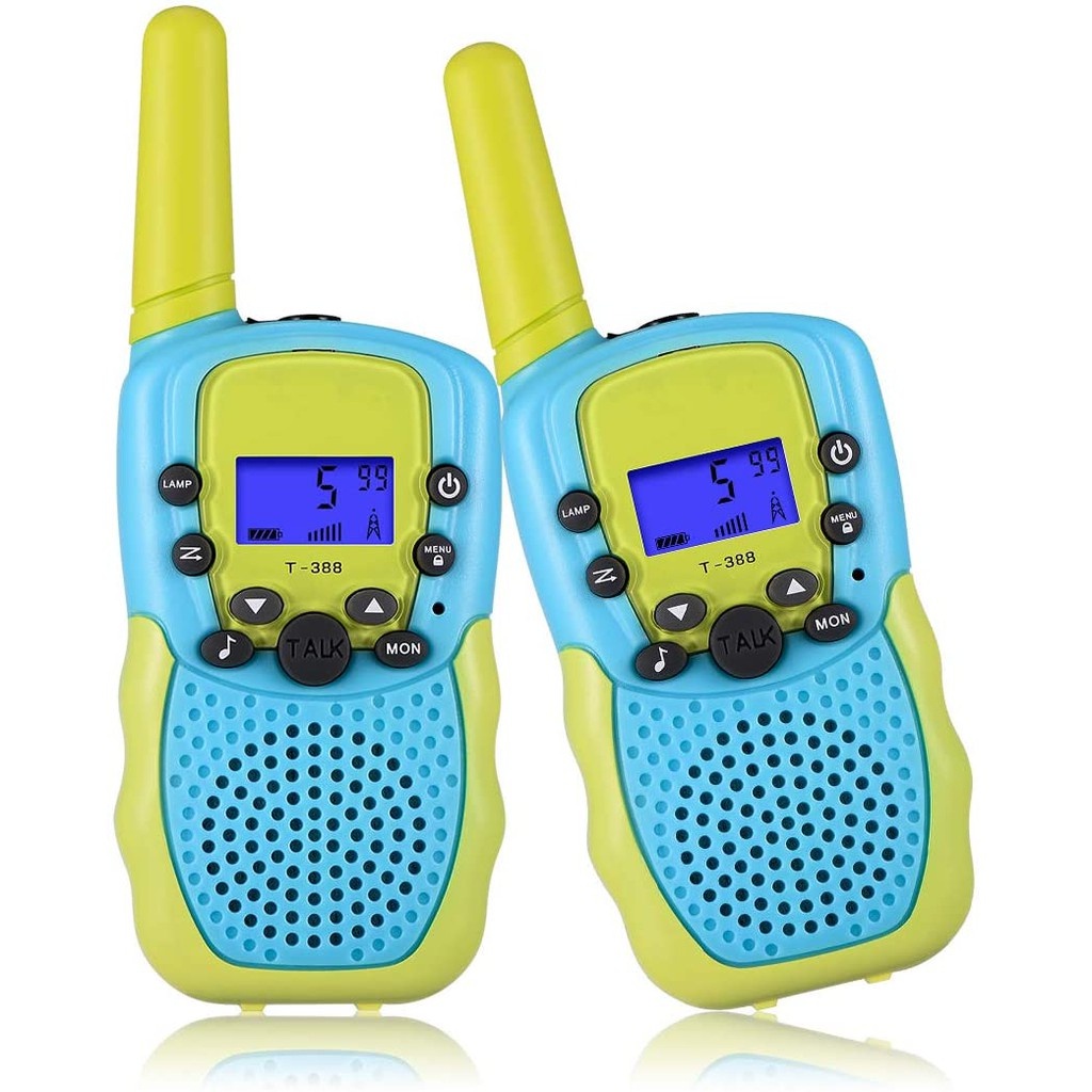 Mini HT colorful 8 channel Mainan walkie talkie anak-anak berguna talky untuk outdoor T388