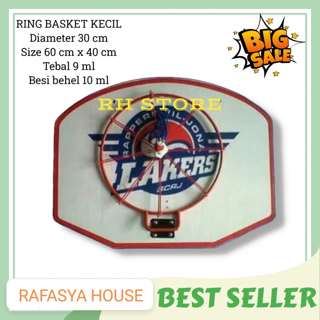 FLASH SALE PAPAN KAYU RING BASKET UNTUK ANAK-ANAK/REMAJA