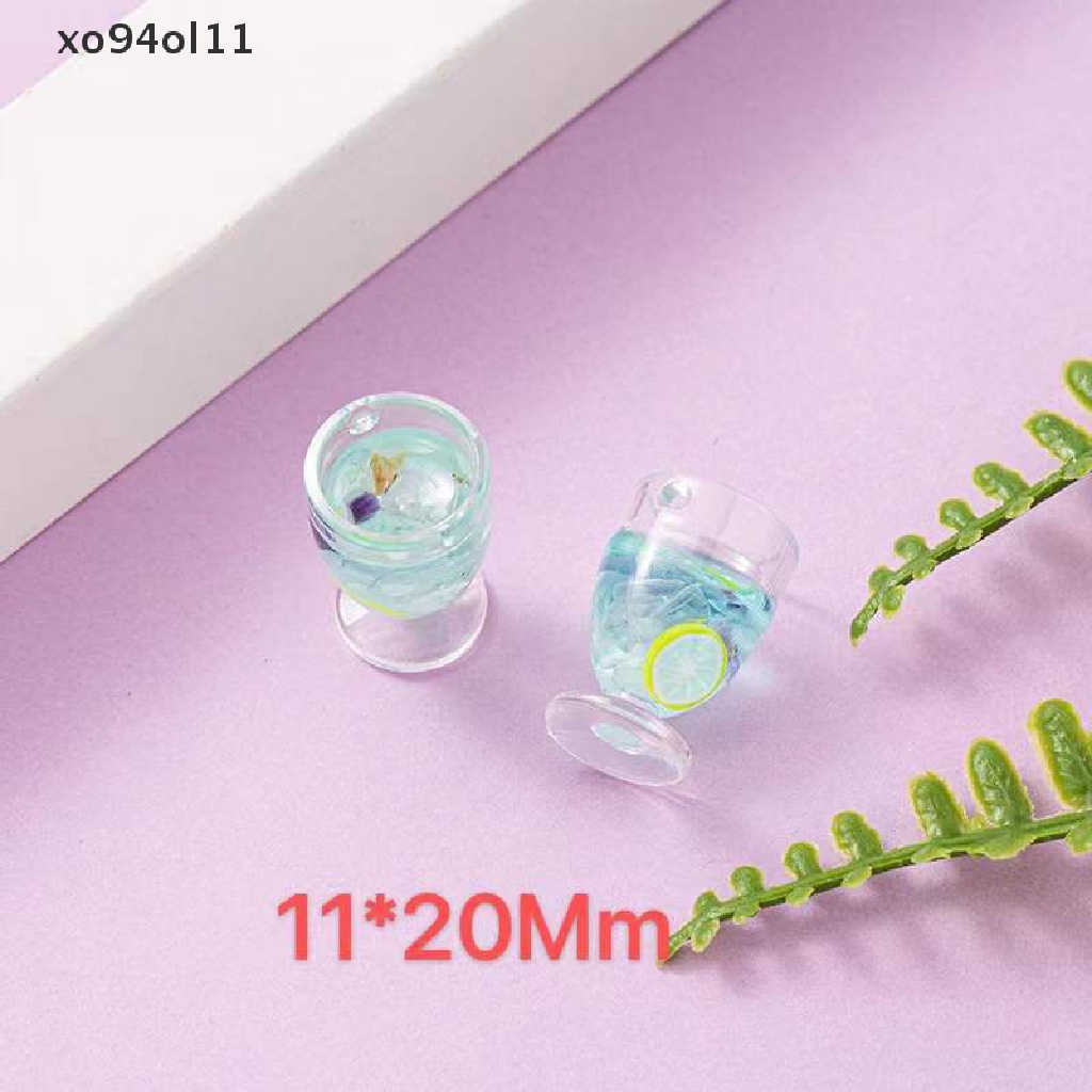 Xo 40PCS Penjualan Panas1: 12mini Simulasi Sippy Cup Resin Model Rumah Boneka Miniatur Anak Hadiah Mainan Aksesoris Dekorasi Rumah OL