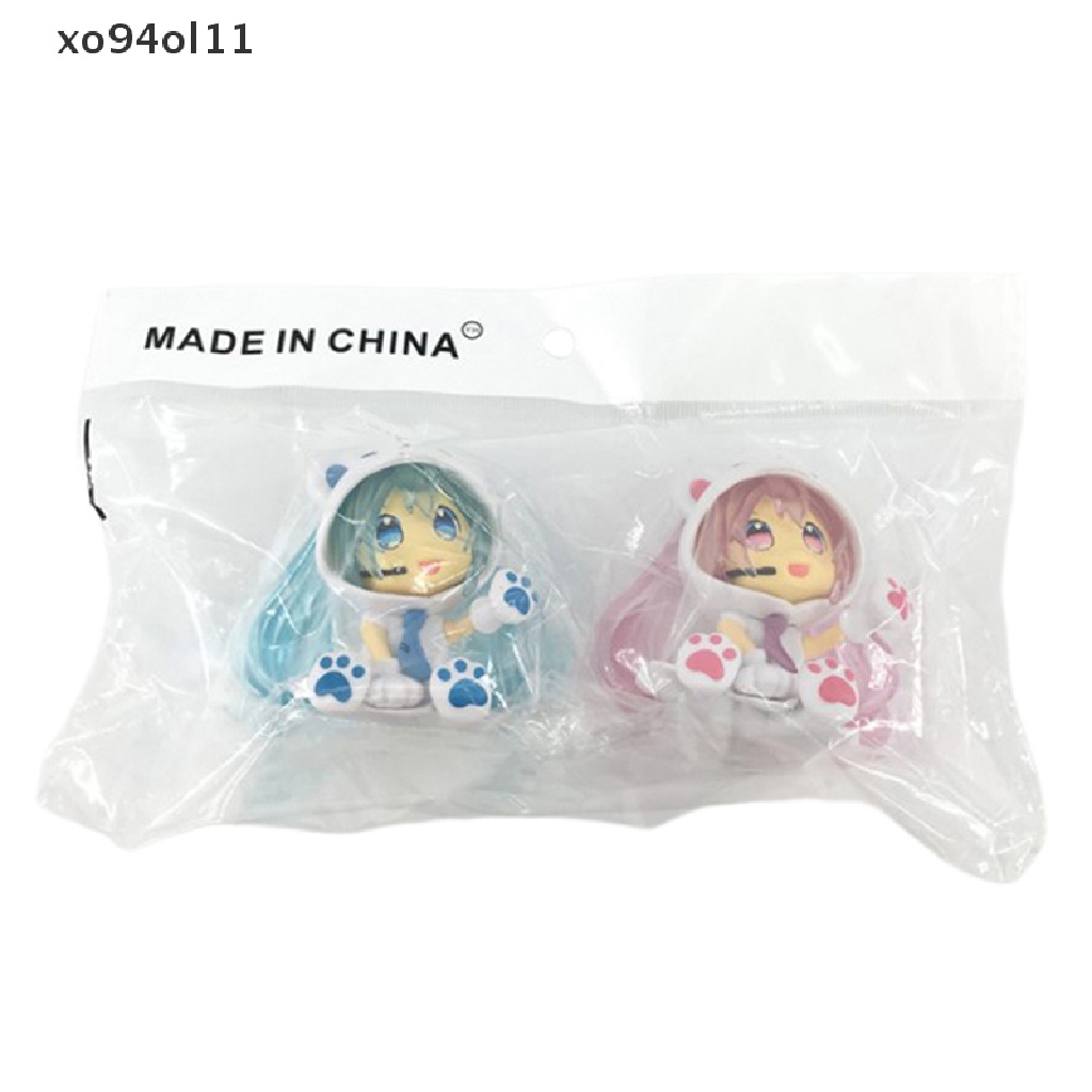 Xo Hatsune Miku Kawaii Action Figure Model Q Version Bear Chuyin Boneka Beruang Lucu Dekorasi Anima Hand-made Hadiah Mainan Natal OL