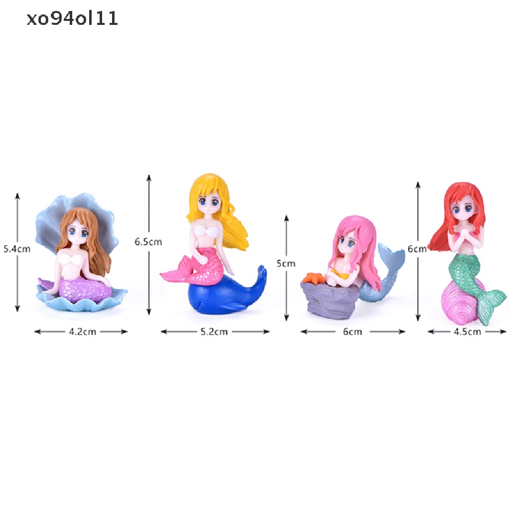 Xo Mermaid Mini Miniatur Peri Taman Hiasan Dekorasi Pot Craft Dekorasi Rumah Boneka OL