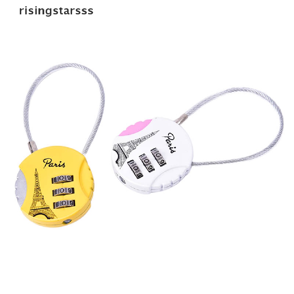 Rsid Span-new 1pc Koper Bagasi Mini Resettable Kombinasi Travel Code Lock Padlock Locks Jelly