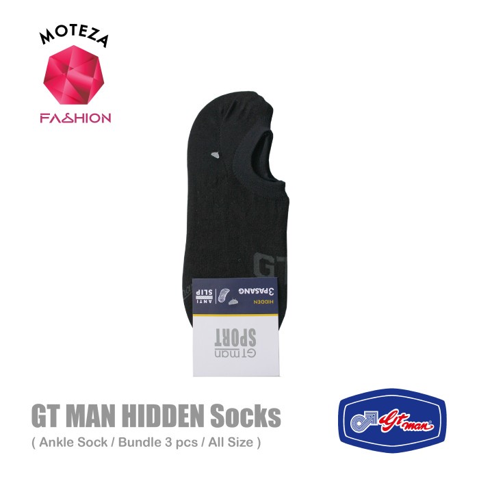 Kaos Kaki Pria Olahraga/Men Sport Socks Hidden GT Man GT-01 - All Size