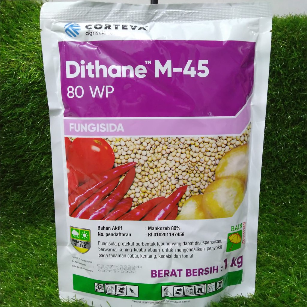 Dithane M-45 80WP 1kg/untuk mengendalikan penyakit penting yg disebabkan   oleh jamur pada pertanama