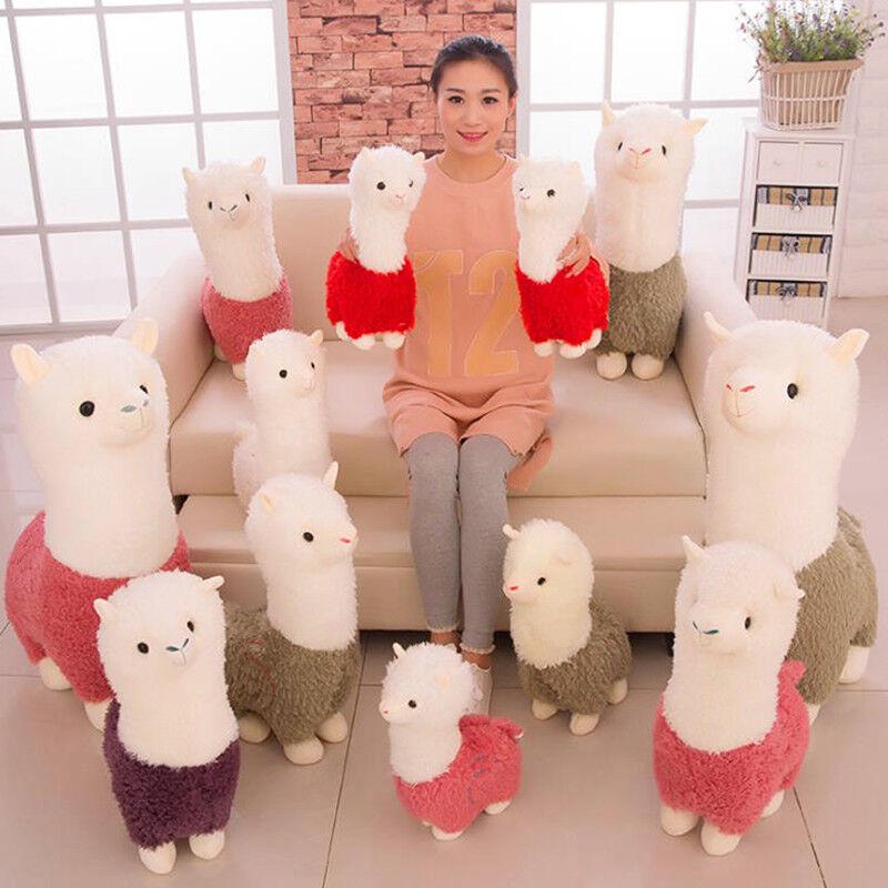 Boneka Plush Alpaka Mainan Boneka Domba Kecil Yang Indah Llama Yamma Plush