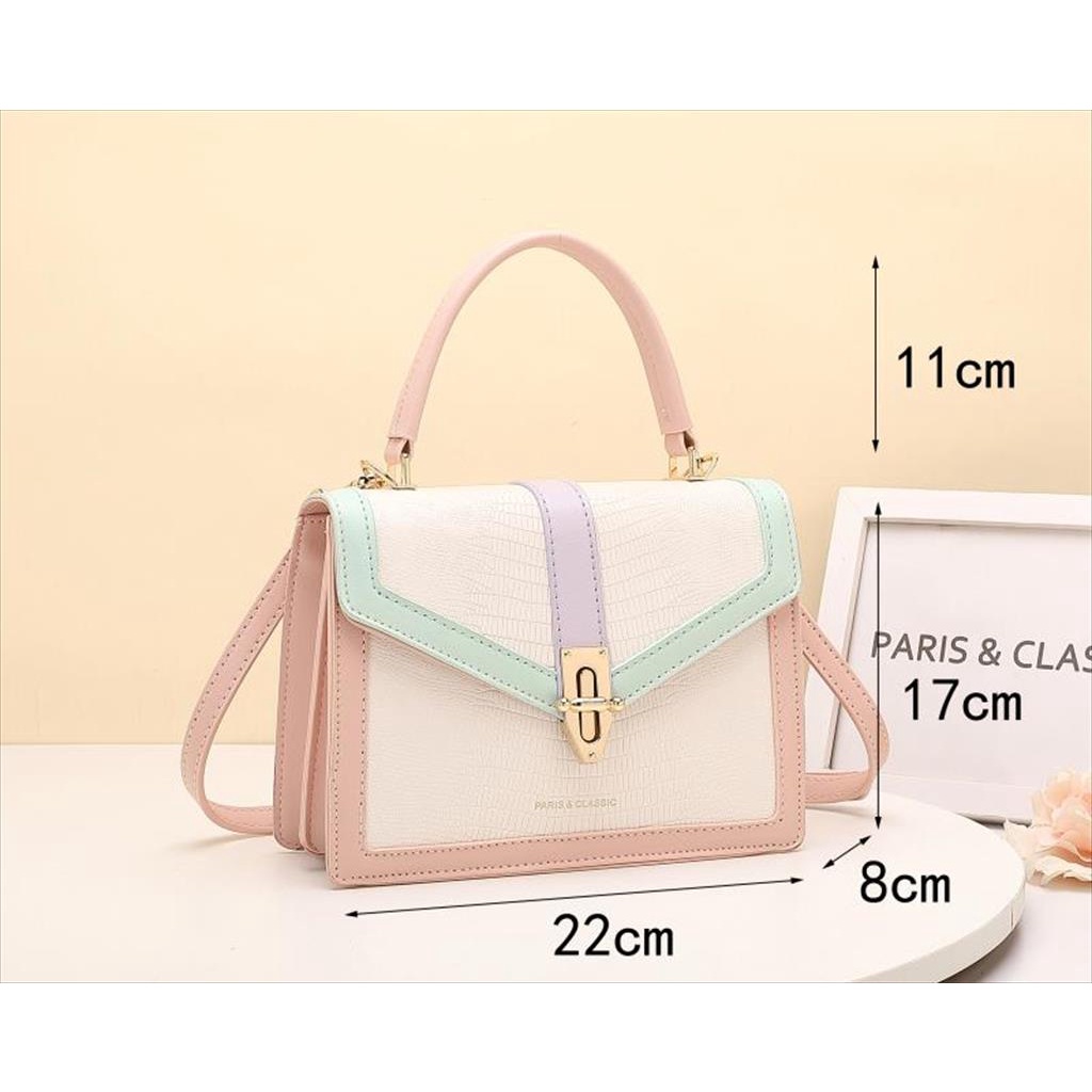 Paris Classic Tas Wanita  Import Fashion Handbag [PC1053]