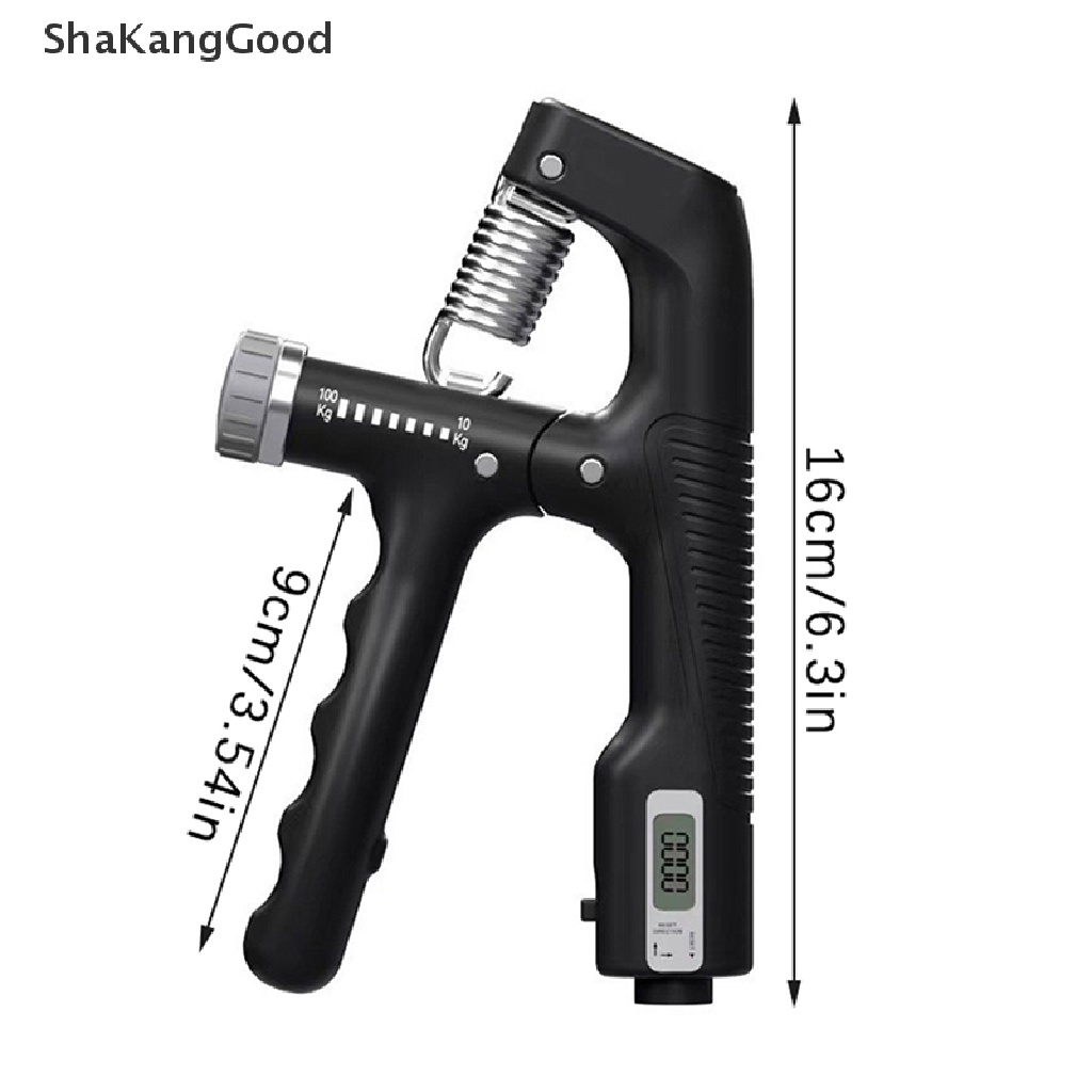 Selip 10-100Kg A-Type Adjustable Hand Grip Power Latihan Heavy Gripper Wrist Trainer SKK