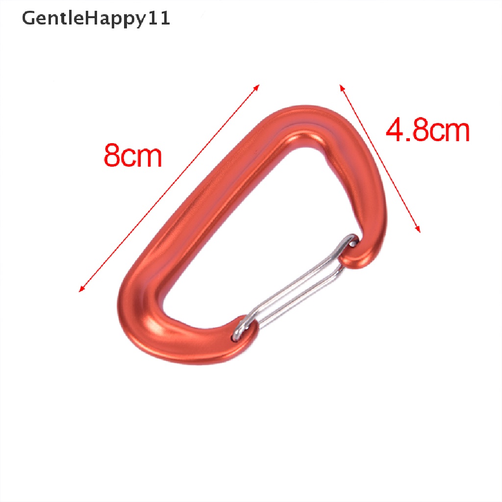 Gentlehappy 7075gesper Panjat Aluminium 12KN Hammock Safety Balance Carabiner Clasp id