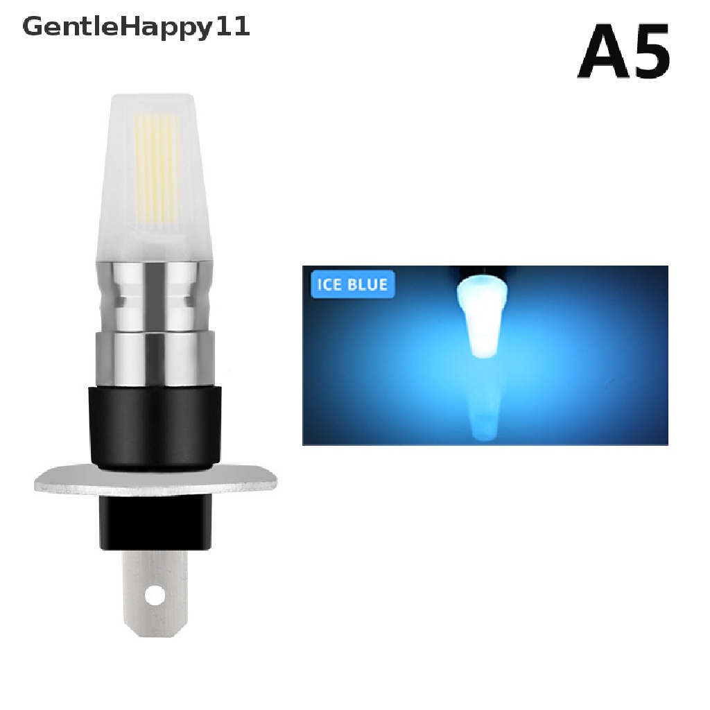 Gentlehappy Super Terang H1/H3 Lampu Kabut Depan Bohlam LED Mobil COB Light 12V 7warna Fog Light id